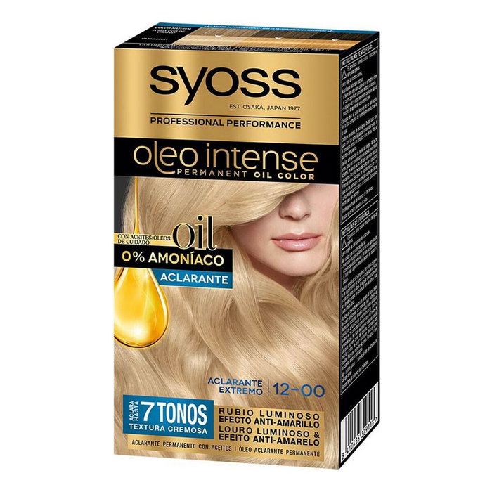Syoss OLEO INTENSE Tinte sin Amoniaco 12.0 Aclarante Extremo