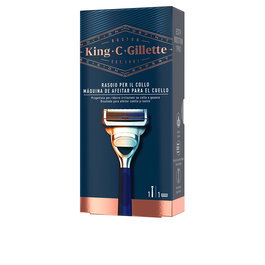 Gillette King Neck Razor 1 pz - Máquina de Afeitar para el Cuello con 2 Hojas y Perfiladora