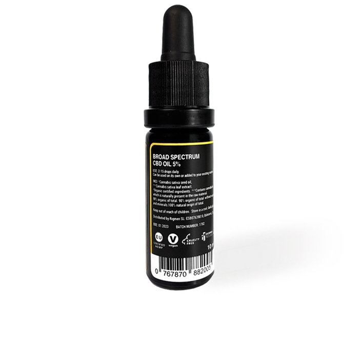 Spacecat Aceite de CBD 5% (500mg) - Espectro Completo - Rico en Cannabidiol - 10 ml