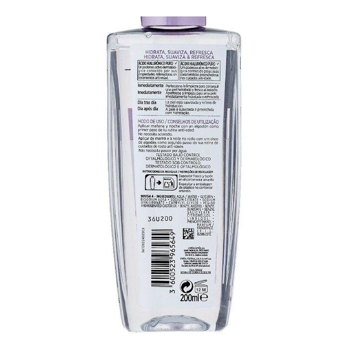 L'Oréal Paris Revitalift Filler Tónico con Ácido Hialurónico Puro 200 ml L'Oréal Paris Revitalift Filler Tónico con Ácido Hialurónico Puro 200 ml