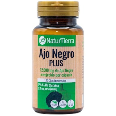 Ajo negro plus 20 caps vegetales Ajo negro plus 20 caps vegetales