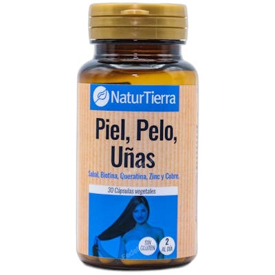 Piel, pelo, uñas 30 caps vegetales Piel, pelo, uñas 30 caps vegetales