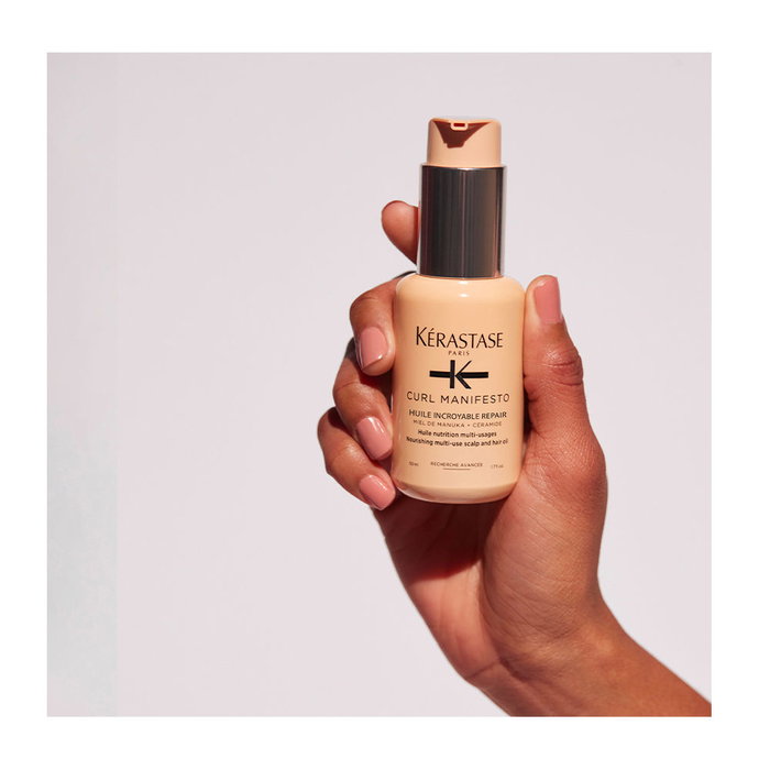 Kérastase Curl Manifesto Huile Repair 50 ml - Aceite nutritivo multiusos para cabello y cuero cabelludo