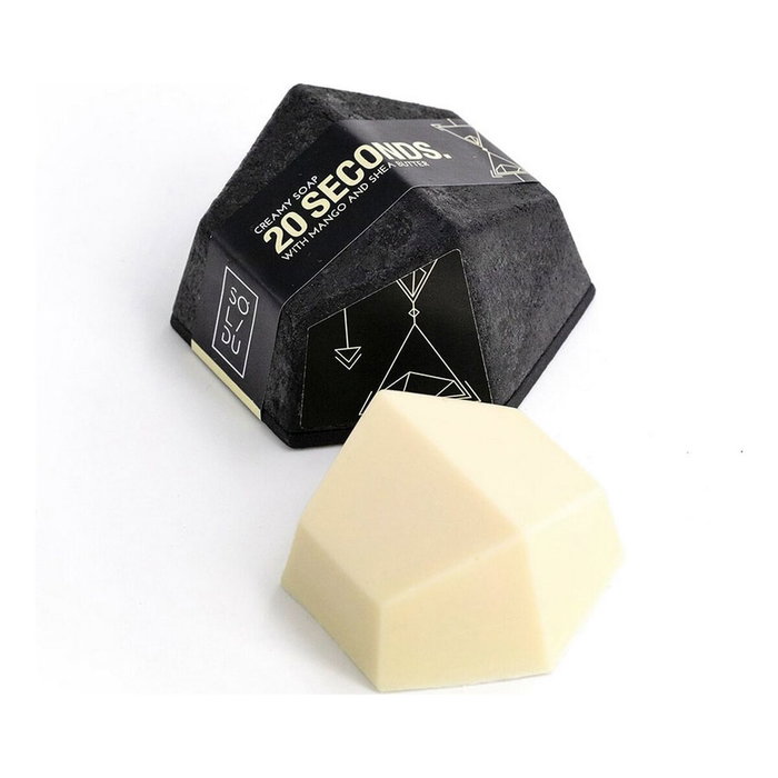 Solidu Pastilla de Jabón 20 SECONDS Mango Cremoso para Manos y Cuerpo 55 g