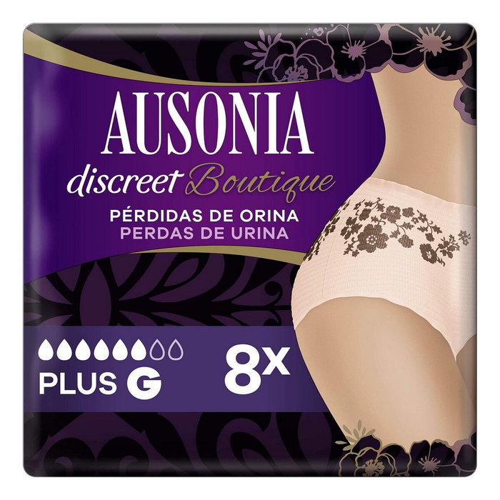 Ausonia Discreet Boutique Pantalones Talla G, 8 Unidades