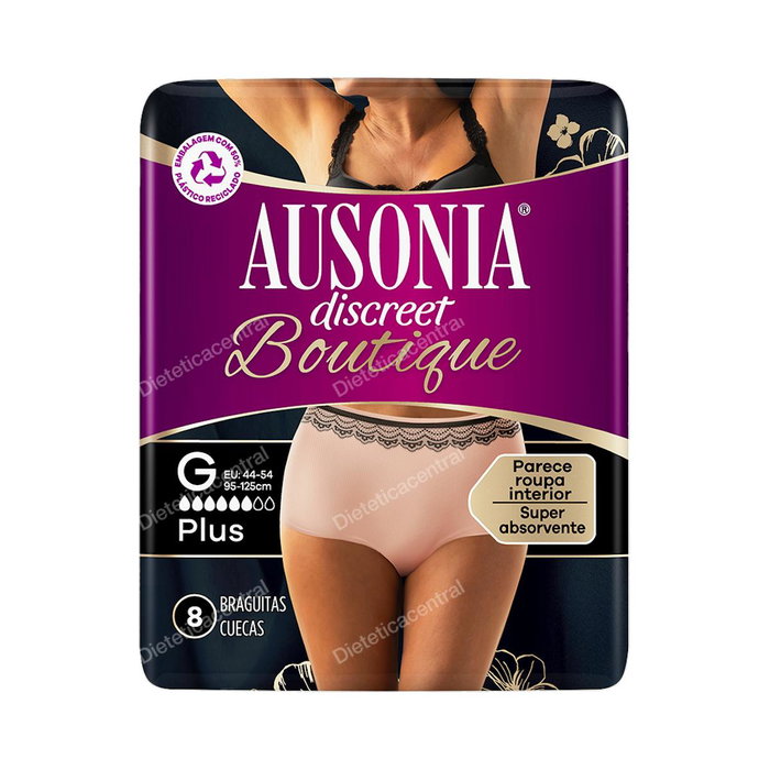 Ausonia Discreet Boutique Pantalones Talla G, 8 Unidades
