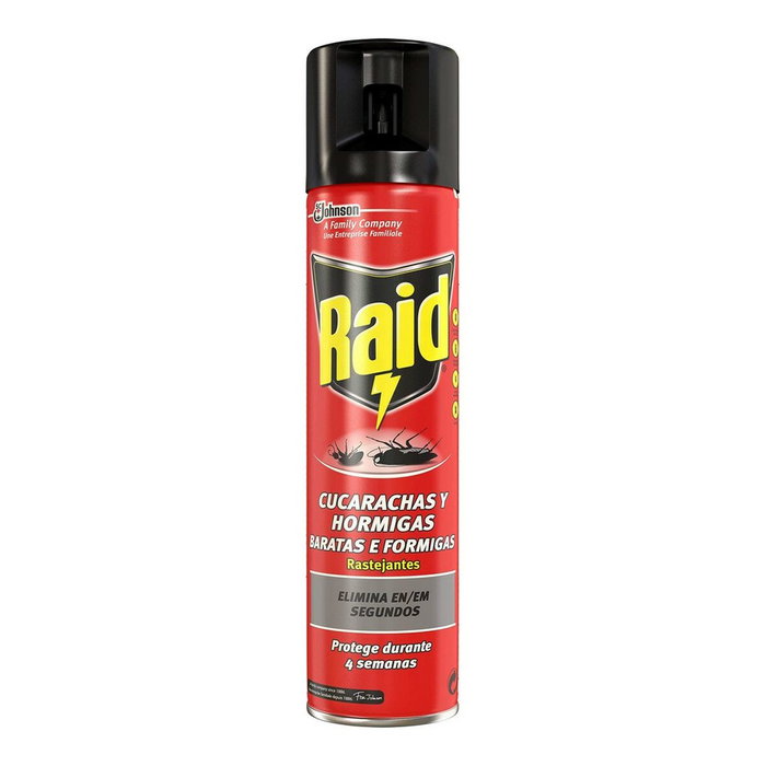 Raid Rastreros Insecticida Acción Inmediata Spray 400 ml