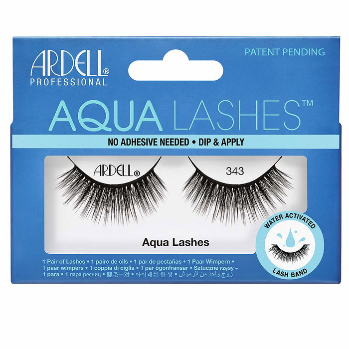 Ardell Aqua Lashes Pestañas Postizas #343 - Volumen Completo, Sin Pegamento, Banda Activada por Agua - 1 unidad Ardell Aqua Lashes Pestañas Postizas #343 - Volumen Completo, Sin Pegamento, Banda Activada por Agua - 1 unidad
