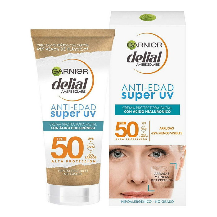 Garnier SUPER UV ANTI-EDAD Crema Facial SPF50 Garnier SUPER UV ANTI-EDAD Crema Facial SPF50