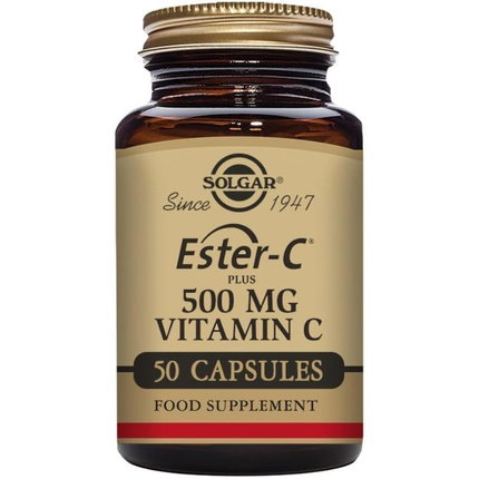 SOLGAR Ester-C Plus 500 mg, 50 Cápsulas Vegetales