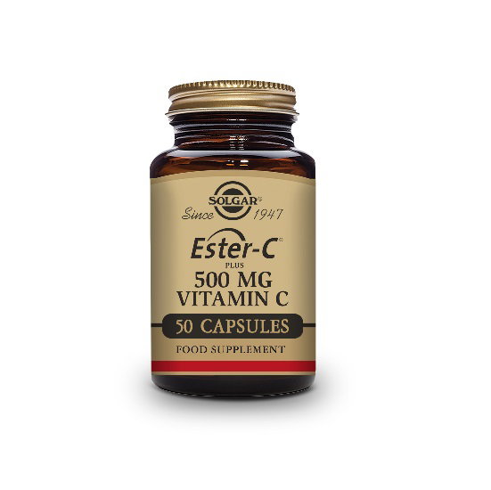Solgar Ester-C Plus 500 mg 50 Cápsulas Vegatales