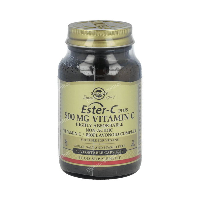 Solgar Ester-C Plus 500 mg 50 Cápsulas Vegatales