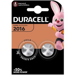Duracell Pila Botón Cr2016 3V - Blister 2U