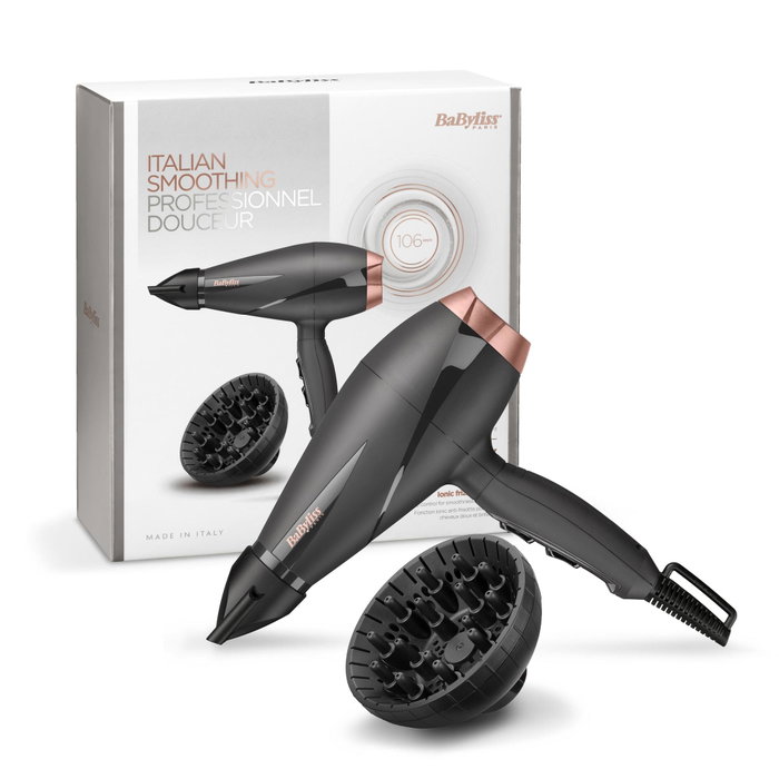 Babyliss Smooth Pro 2100W Negro y Oro rosado 6709DE