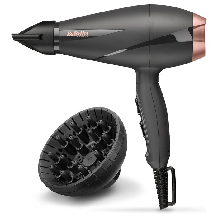 Babyliss Smooth Pro 6709DE Secador de Pelo 2100W Negro y Oro Rosado Babyliss Smooth Pro 6709DE Secador de Pelo 2100W Negro y Oro Rosado