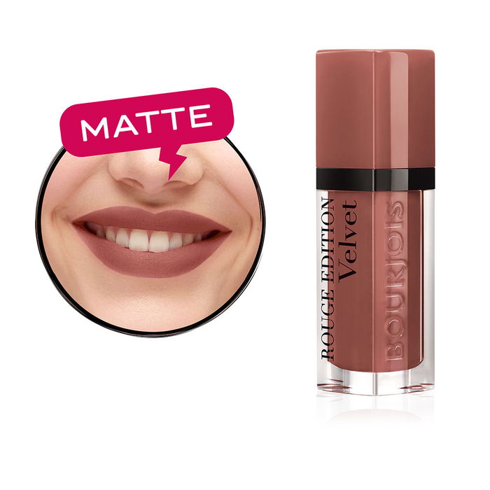 Bourjois ROUGE EDITION VELVET lipstick Labial Líquido #29 Nude York 28gr Bourjois ROUGE EDITION VELVET lipstick Labial Líquido #29 Nude York 28gr
