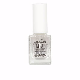 Mia Cosmetics Paris BIO-SOURCED Top Coat Esmalte de Uñas - 75% Ingredientes de Origen Natural, Brillo Duradero hasta 5 Días, 11 ml