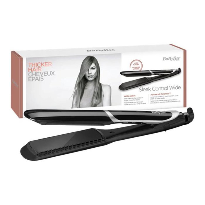 BaByliss Sleek Control Wide ST397E Negro BaByliss Sleek Control Wide ST397E Negro