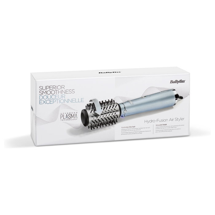 BaByliss AS773E Hydro Fusion Air Styler Cepillo de Aire Caliente 700W Cerámica Iónico Aguamarina Negro BaByliss AS773E Hydro Fusion Air Styler Cepillo de Aire Caliente 700W Cerámica Iónico Aguamarina Negro
