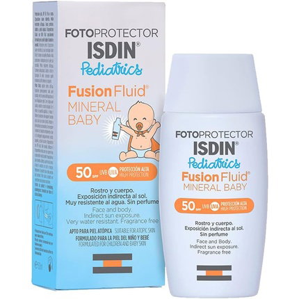 ISDIN Fotoprotector Pediatrics Fusion Fluid Mineral Baby SPF 50+ 50ml ISDIN Fotoprotector Pediatrics Fusion Fluid Mineral Baby SPF 50+ 50ml