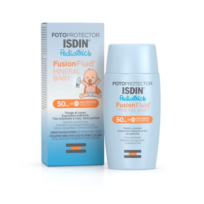 ISDIN Fotoprotector Pediatrics Fusion Fluid Mineral Baby SPF 50+ 50ml ISDIN Fotoprotector Pediatrics Fusion Fluid Mineral Baby SPF 50+ 50ml