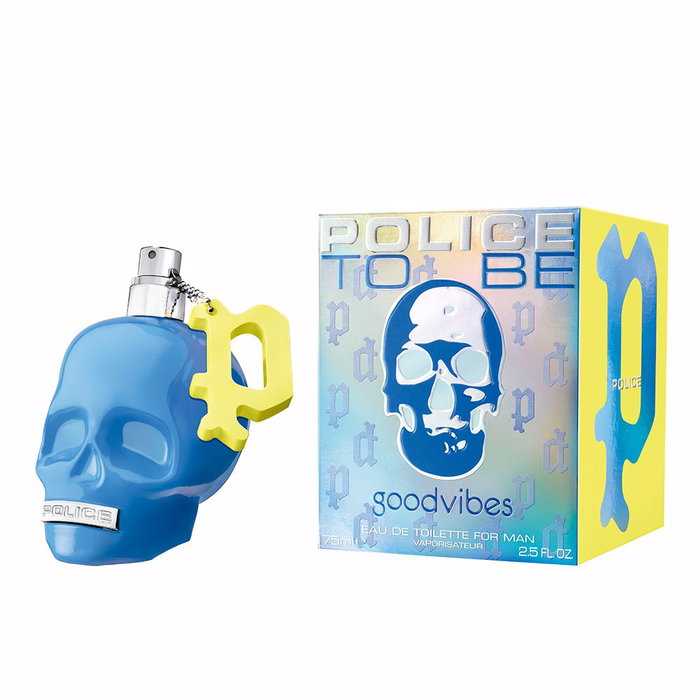 Police TO BE GOOD VIBES MAN Eau de Toilette para Hombre - Vaporizador 75 ml - Familia Olfativa Amaderada Aromática Police TO BE GOOD VIBES MAN Eau de Toilette para Hombre - Vaporizador 75 ml - Familia Olfativa Amaderada Aromática