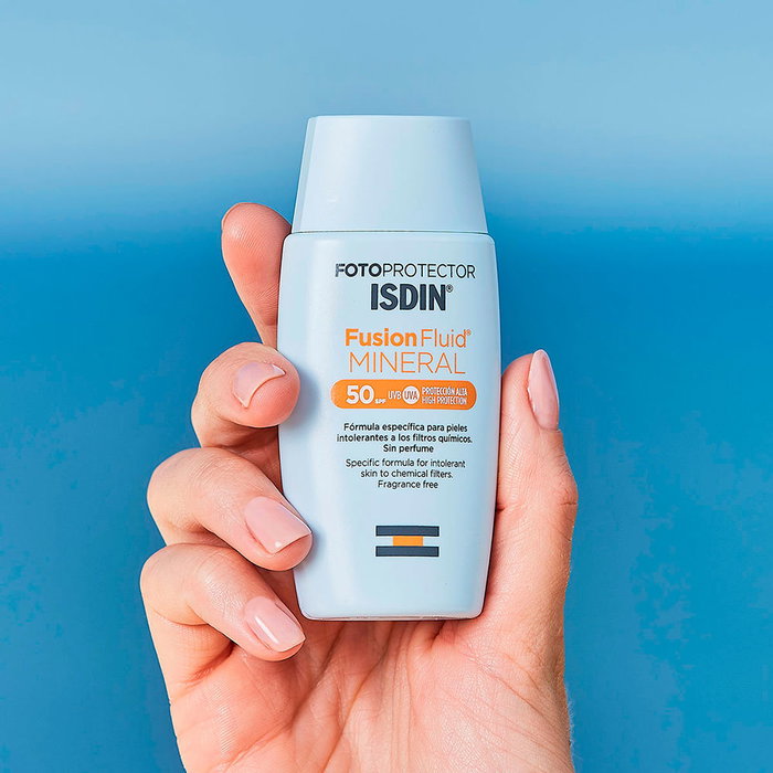 Protector Solar Facial Isdin Fotoprotector Fusion Fluid Mineral Spf 50+ 50 ml