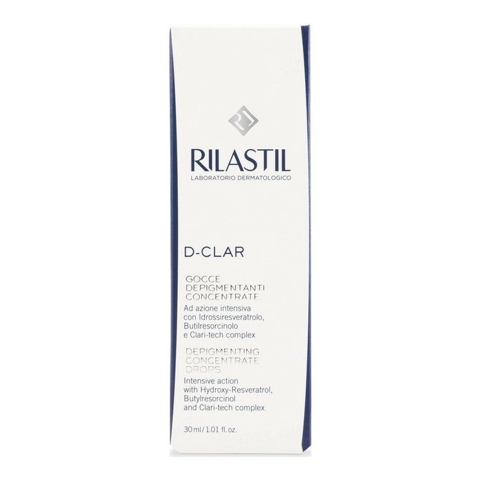 Rilastil D-CLAR Gotas Despigmentantes Concentradas Antimanchas Sérum Facial 30ml Hipoalergénico y Seguro en Embarazo para Tratamiento Intensivo
