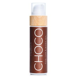 Cocosolis Aceite Bronceador Corporal Choco Suntan & Body Oil con Cacao Orgánico para Piel Hidratada y Radiante 110 mL