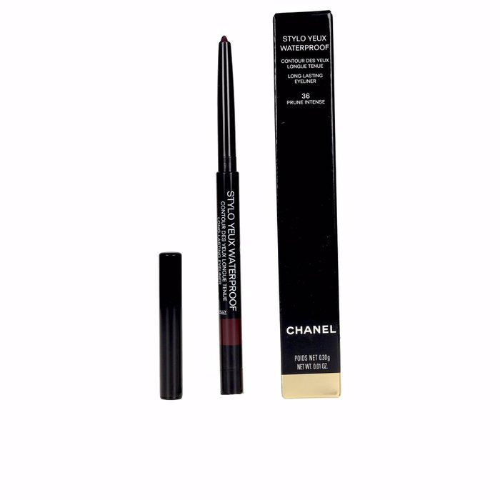 Chanel Stylo Yeux Waterproof #36-Prune Intense, Lápiz Ojos Resistente al Agua 0,3g