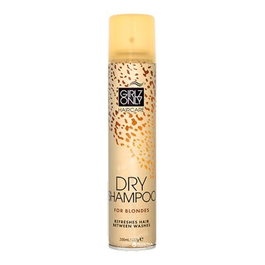 Girlz Only Champú Seco para Cabello Rubio 200 ml - Refresca y da volumen entre lavados con aceite de argán