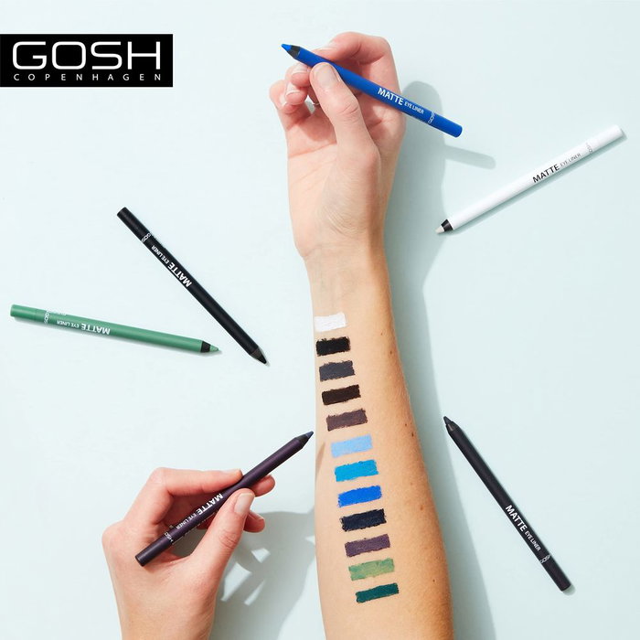 Gosh MATTE eye liner 008-crazy blue