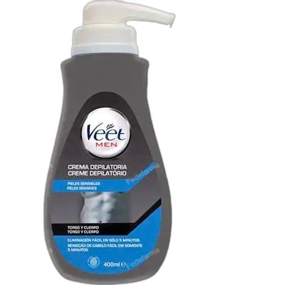 Veet Men Gel Crema Depilatoria Piel Sensible 400 ml Veet Men Gel Crema Depilatoria Piel Sensible 400 ml