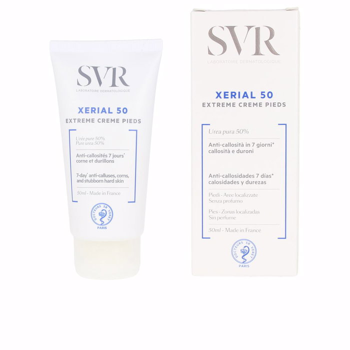 SVR XERIAL 50 extreme crème pieds - Crema de Urea y Ácido Salicílico para Pies Secos y Callosidades - 50 ml