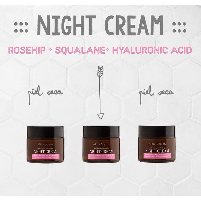 Alma Secret Night Cream Multi-reparadora Antiedad Pieles Sensibles 50 ml