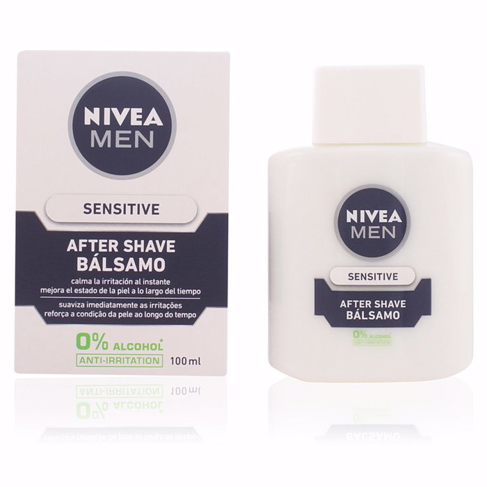 Nivea MEN SENSITIVE Bálsamo After Shave 0% Alcohol Pieles Sensibles Calma y Alivia Irritación 100 ml Nivea MEN SENSITIVE Bálsamo After Shave 0% Alcohol Pieles Sensibles Calma y Alivia Irritación 100 ml