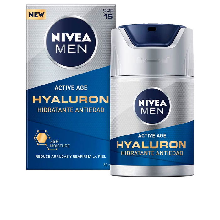 NIVEA MEN ACTIVE AGE Crema Antiarrugas Hidratante para Hombre 50 ml