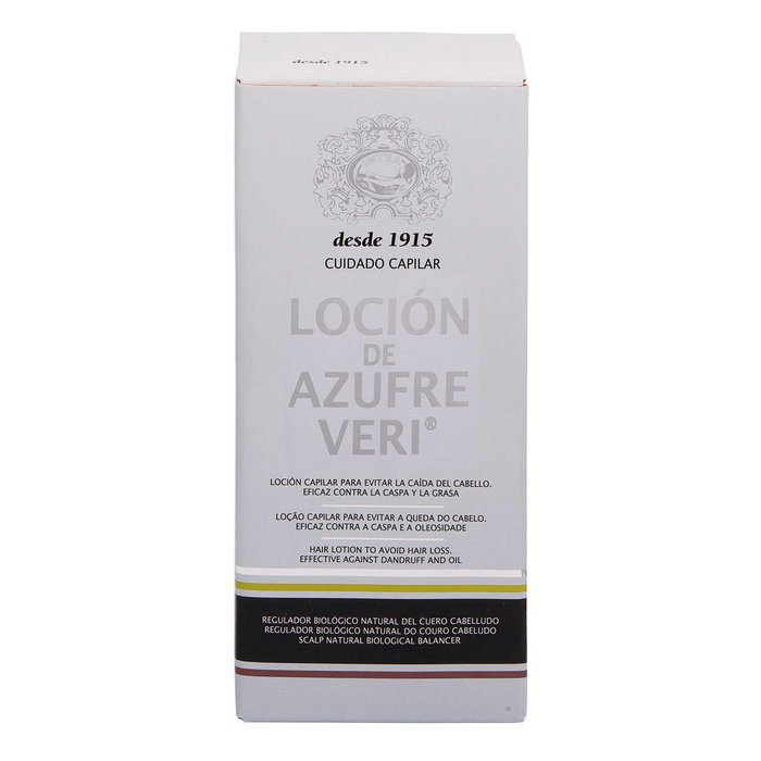 Azufre Veri Loción Anticaída Cabello Graso Regulador Biológico 400 ml