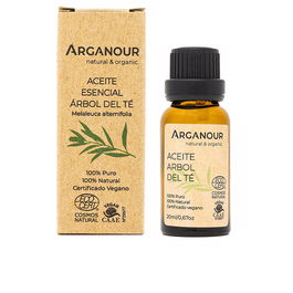 Arganour Aceite Esencial Árbol de Té 100% Puro 20 ml - Tratamiento Acné, Poros y Puntos Negros