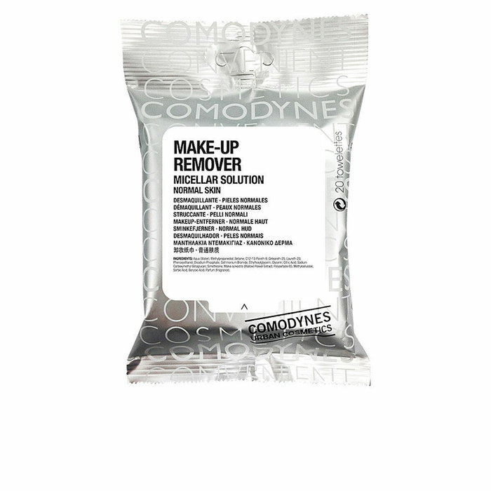Comodynes Make-up Remover Solución Micelar para Piel Normal, 20 unidades