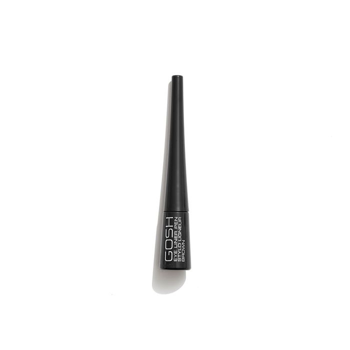 Gosh EYE LINER pen liquid #black, Lápiz de ojos líquido de larga duración