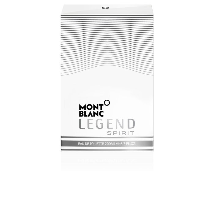 Montblanc Legend Spirit Eau de Toilette vaporizador para Hombre - Frasco de cristal blanco 200 ml