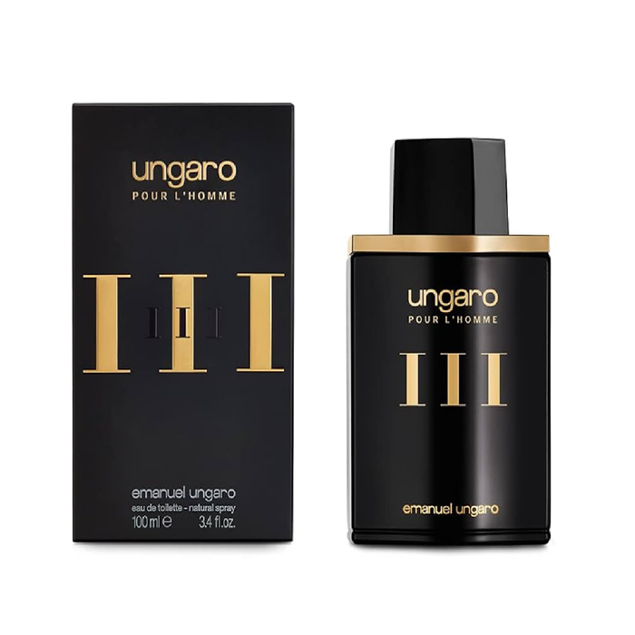 Emanuel Ungaro Homme Iii Eau De Toilette para Hombre 100 mL Emanuel Ungaro Homme Iii Eau De Toilette para Hombre 100 mL