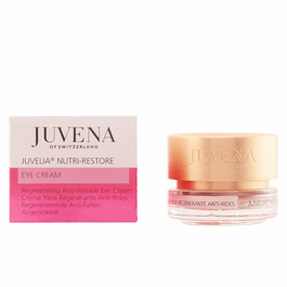 Juvena JUVELIA Crema Contorno de Ojos para Piel Seca, 15 ml - Antiedad con Ácido Hialurónico y Manteca de Karité