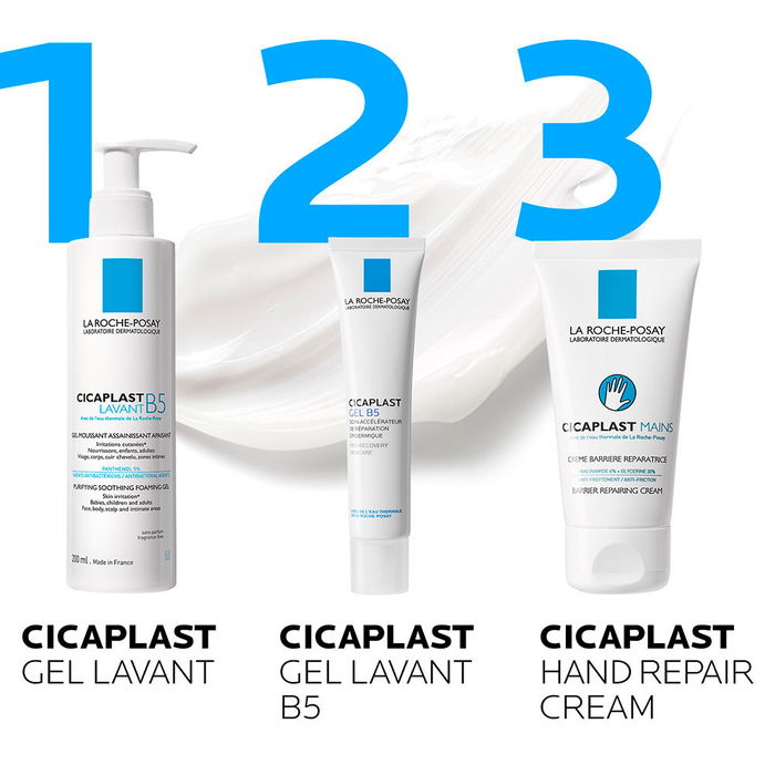 La Roche Posay CICAPLAST Manos Crema Cicatrizante, Calma y Repara la Barrera Protectora de la Piel, 50 ml