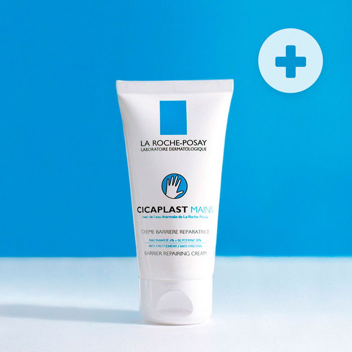 La Roche Posay CICAPLAST Manos Crema Cicatrizante, Calma y Repara la Barrera Protectora de la Piel, 50 ml