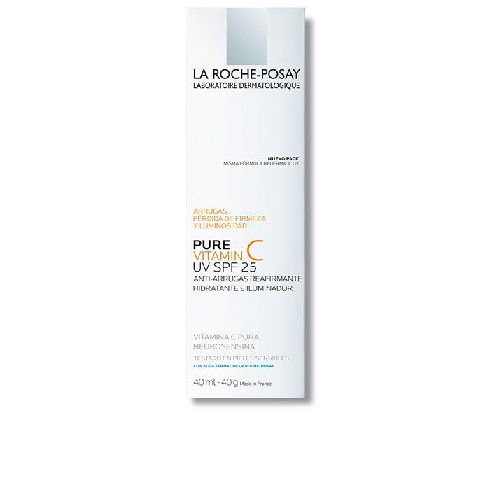La Roche Posay REDERMIC C Spf 25 tratamiento reafirmante iluminador piel normal mixta 40 ml