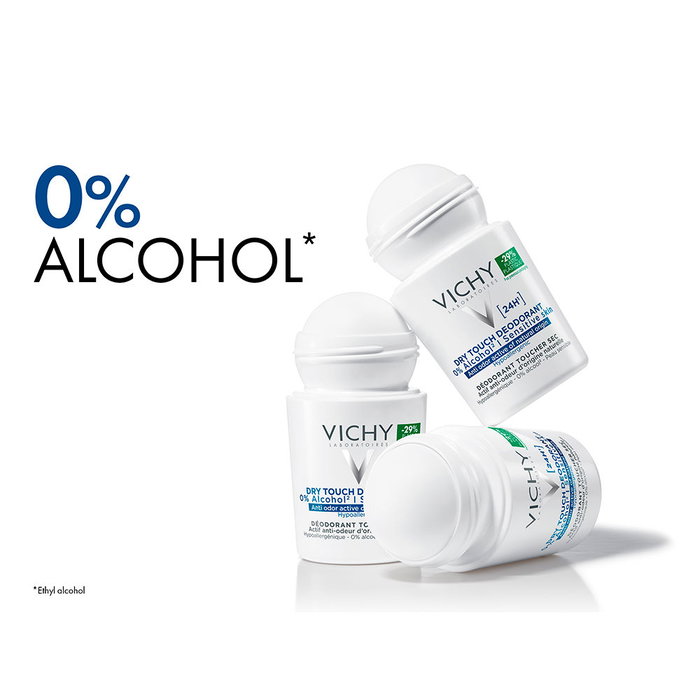 Vichy Desodorante Roll-on 24h Tacto Seco Sin Sales de Aluminio 50 ml