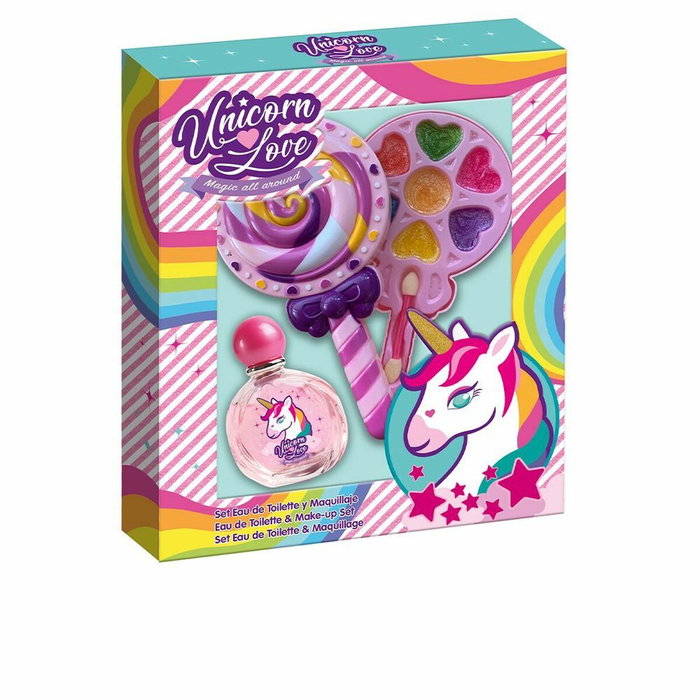 Cartoon Unicorn Love Piruleta Set de Cosméticos Infantil