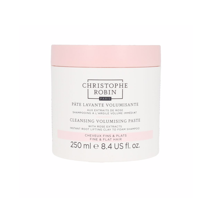 Christophe Robin Pasta Limpiadora Voluminizadora con Arcilla Rassoul y Extractos de Rosa 250 ml Christophe Robin Pasta Limpiadora Voluminizadora con Arcilla Rassoul y Extractos de Rosa 250 ml